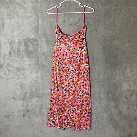 NWT Alexia Admor Dress 4 Strapless Pink Floral Slit Spring Feminine Bloomcore - Picture 3 of 14